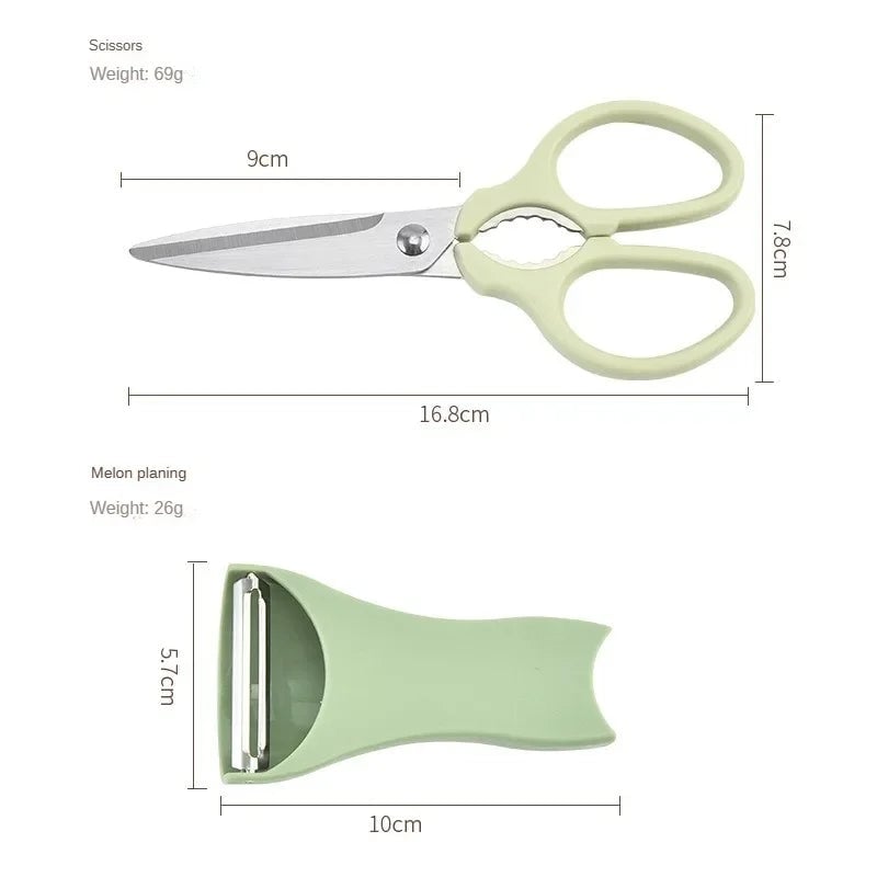 2IN1 PEELER WITH SCISSOR