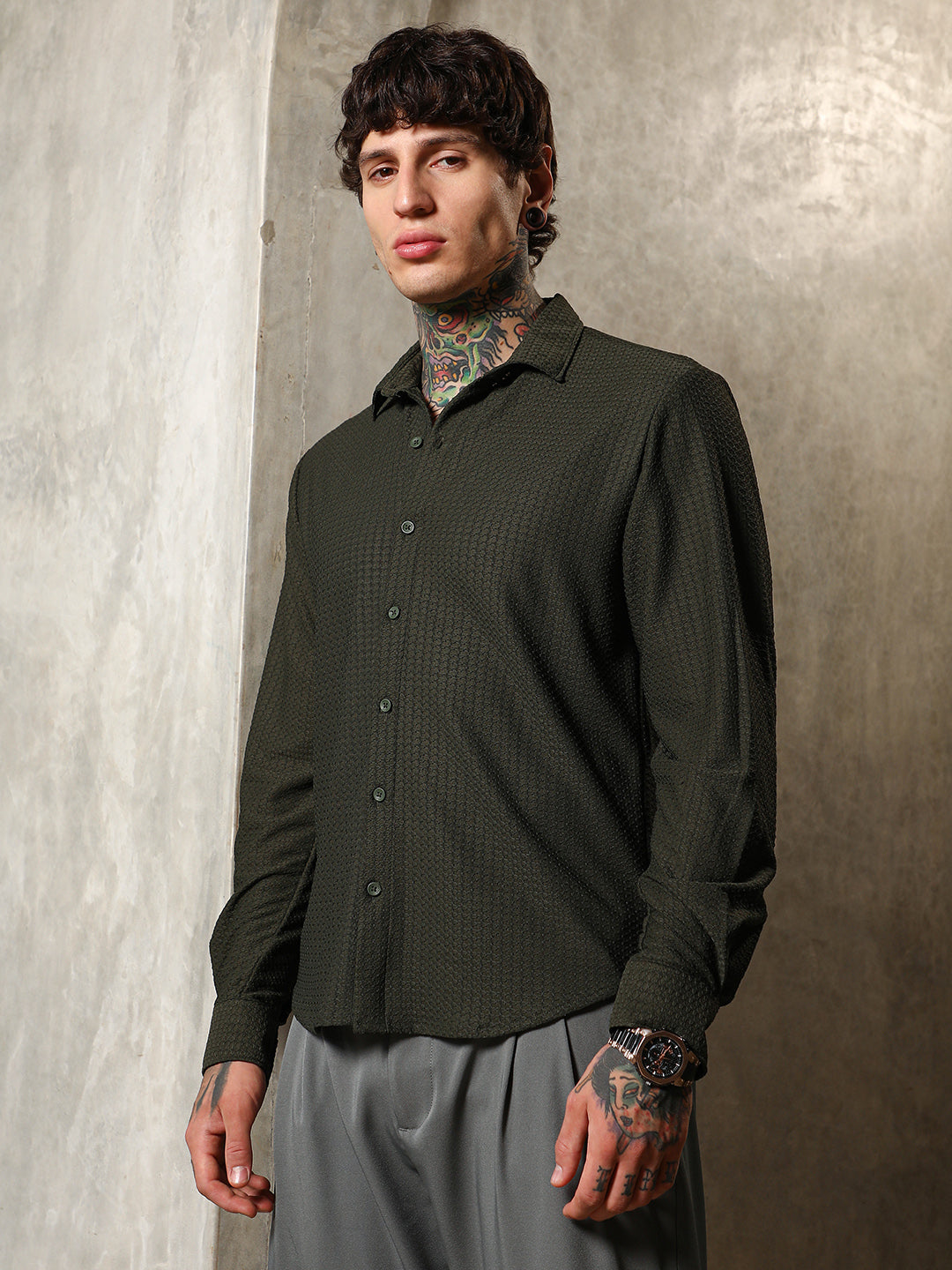 Gridveil-Tactile Shirt