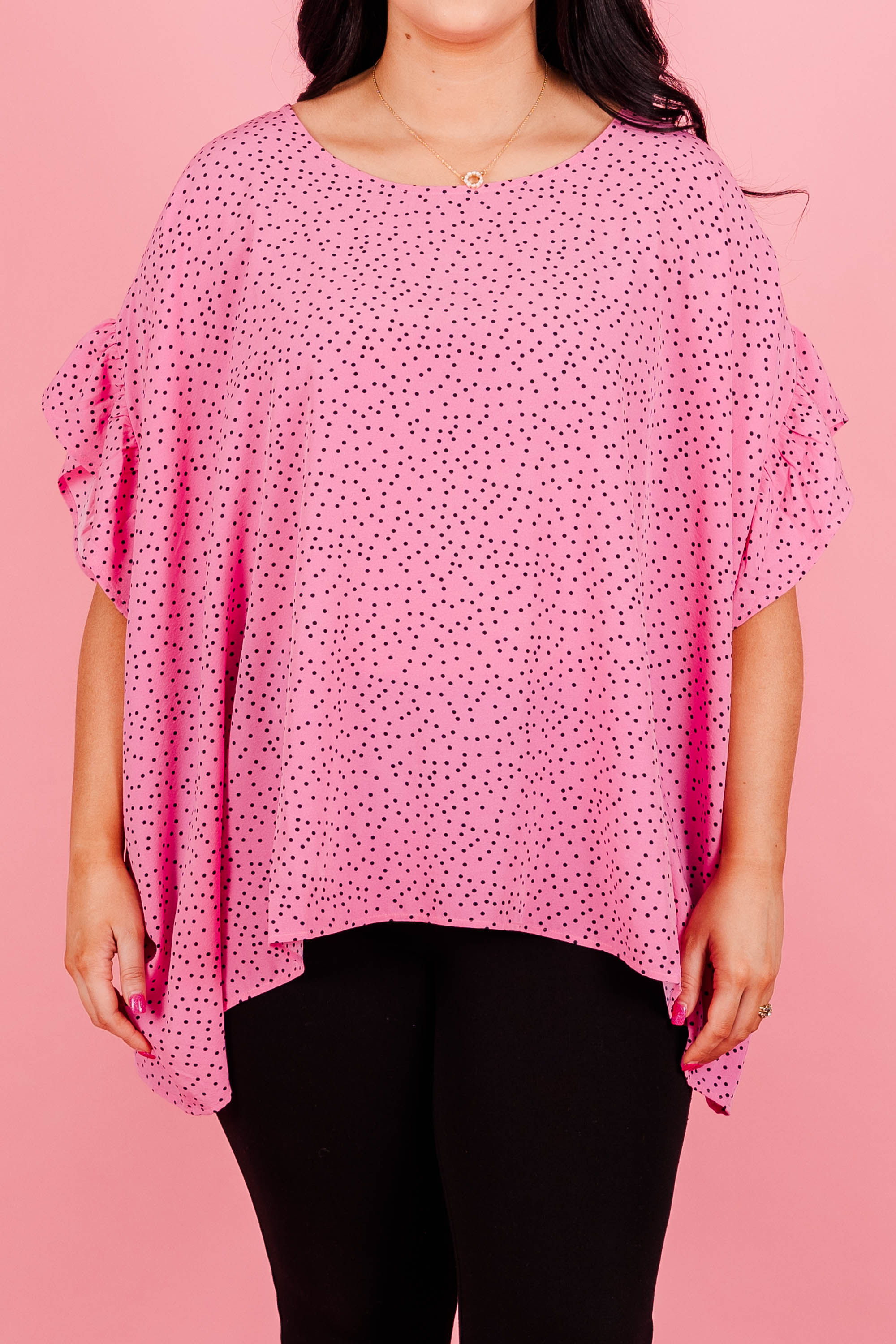 Pulling Away Top. Lilac