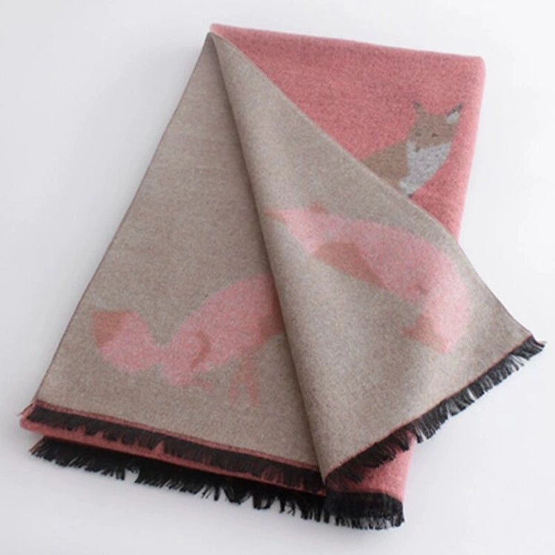 Women's Elegant Basic Animal Imitation Cashmere Scarf