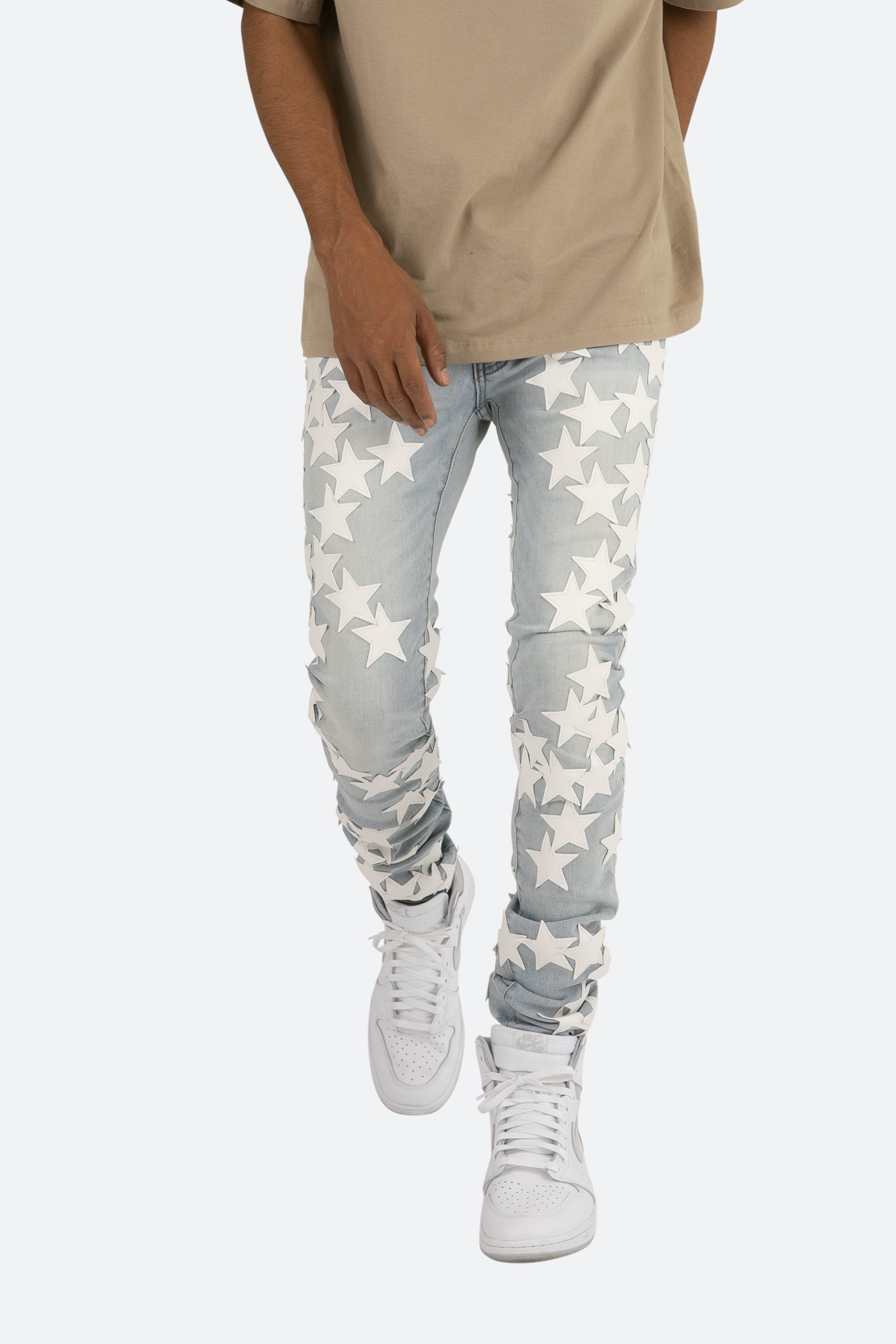 X255 Star Skinny Denim - Light Blue