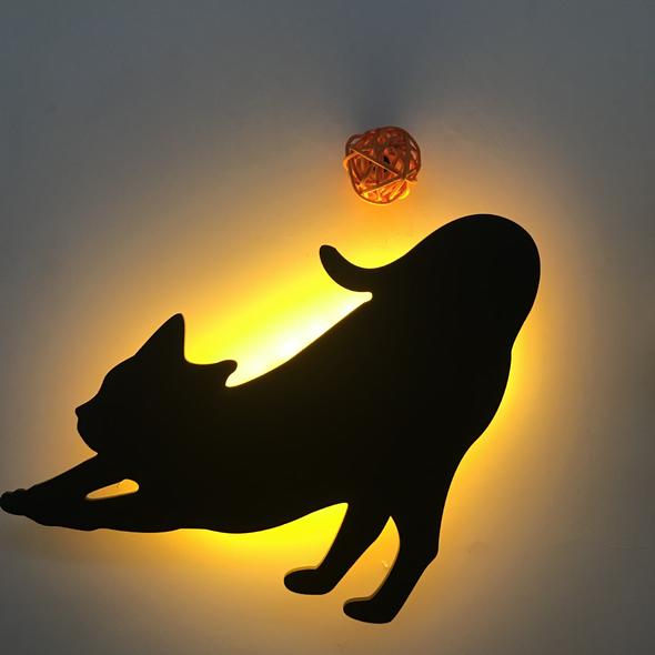 LED Night Light Sound Control-Cat