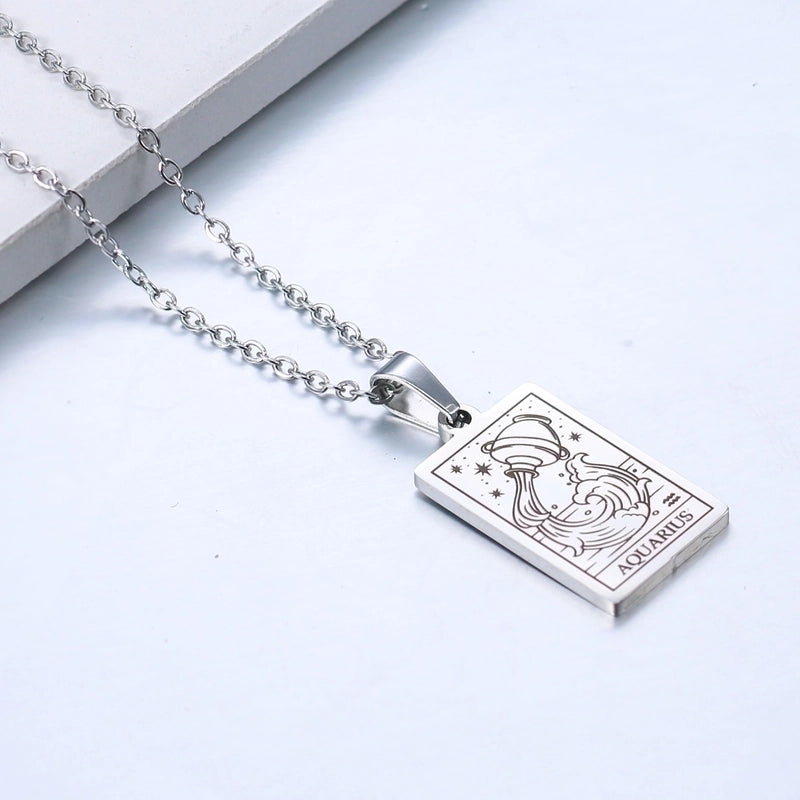 Minimalist Constellation Stainless Steel Plating Necklace