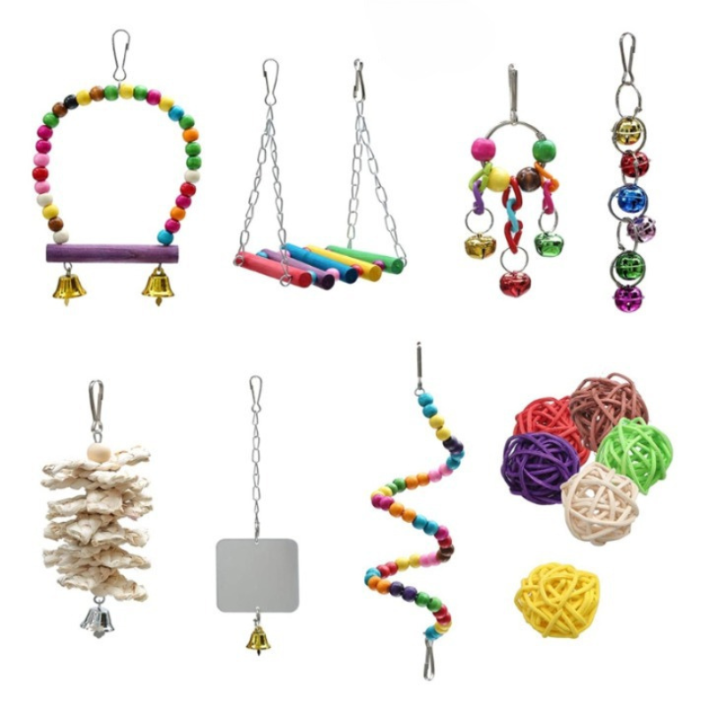 13 Pieces Bird Toys