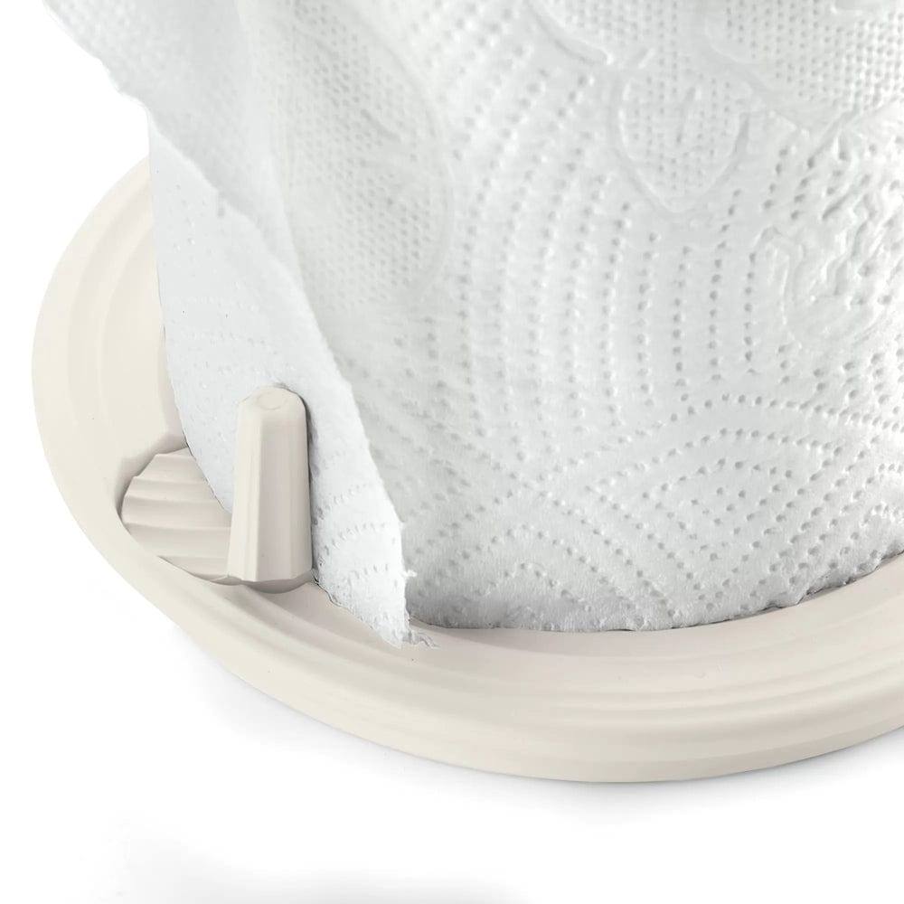 Stop & Tear Kitchen Roll Holder - Milk White