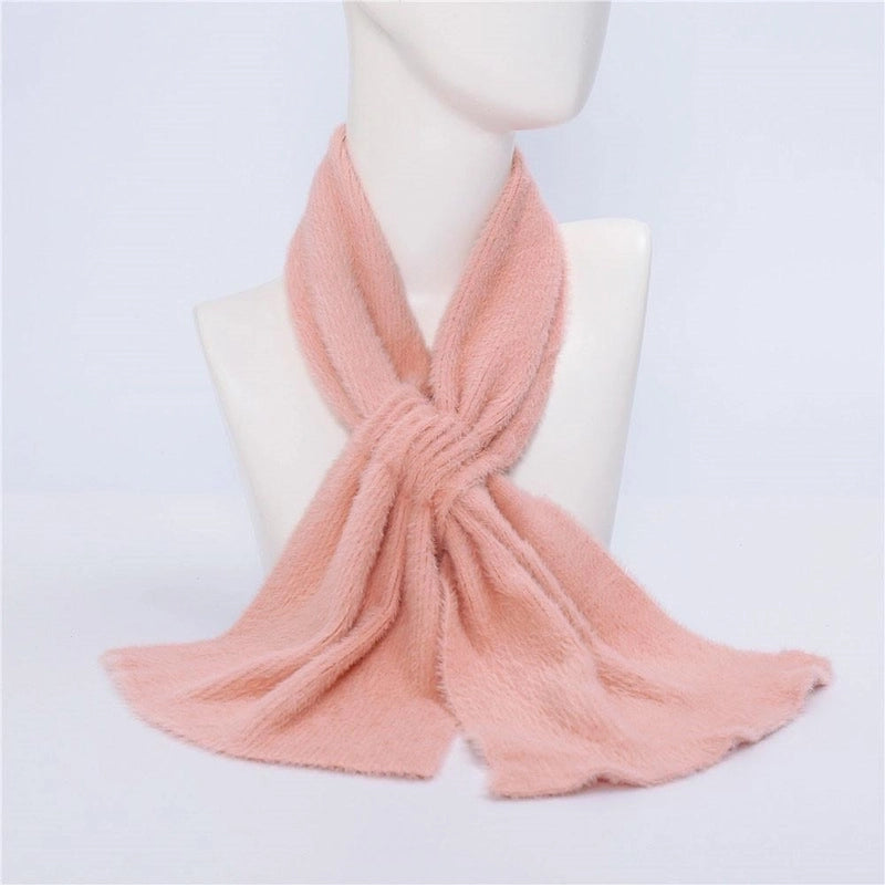 Unisex Sweet Solid Color Scarf