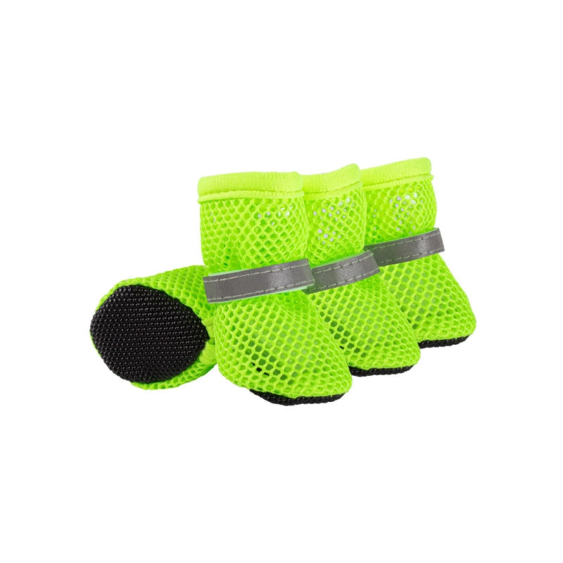 Pet Mesh Breathable Reflective Dog Shoes Non-slip Wear-resistant Sole Bixie Corgi Small Dog Mesh Shoes