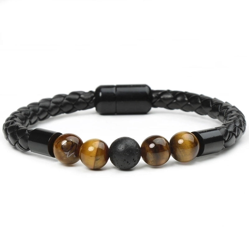 Retro Geometric Natural Stone Bracelets