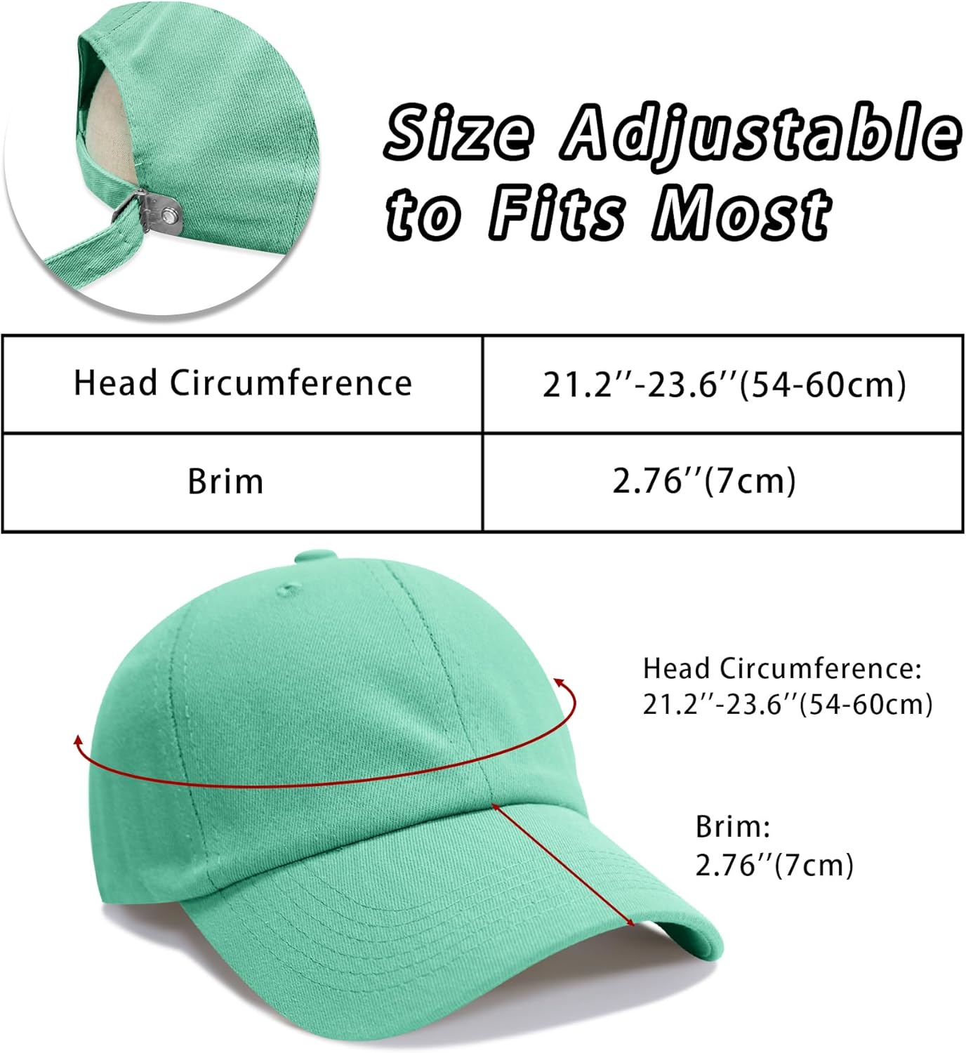 NPQQUAN Original Classic Low Profile Baseball Cap Golf Dad Hat Adjustable Cotton Hats Men Women Unconstructed Plain Cap
