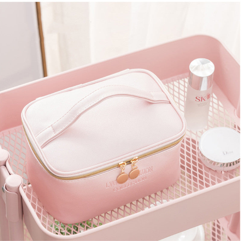 3 PIECES PU TRAVEL COSMETIC BAG