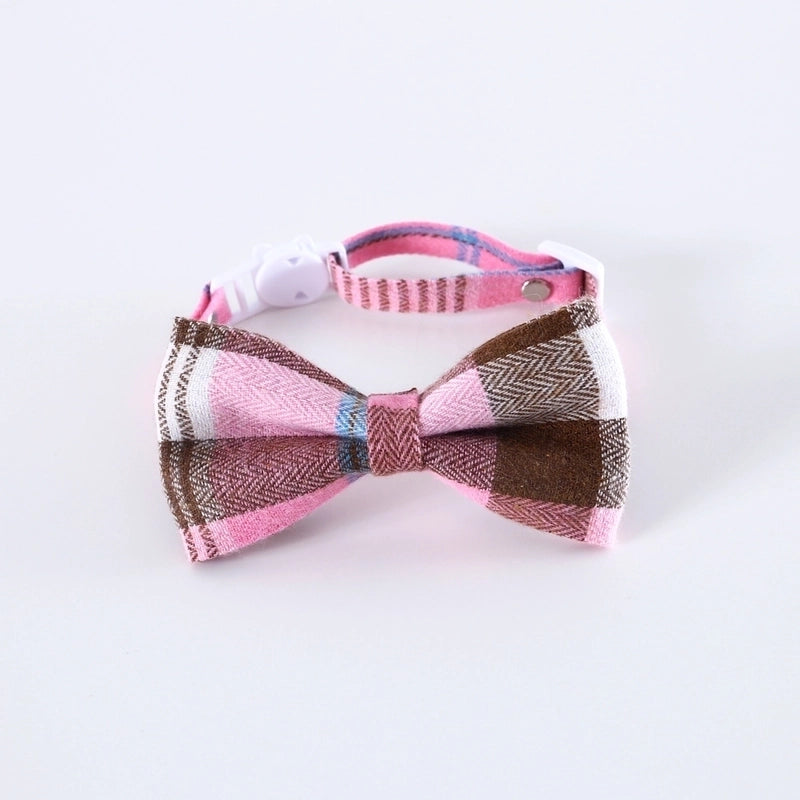 Pet  Bow Tie Tie Adjustable Cat Dog Collar Collar Bell Accessories