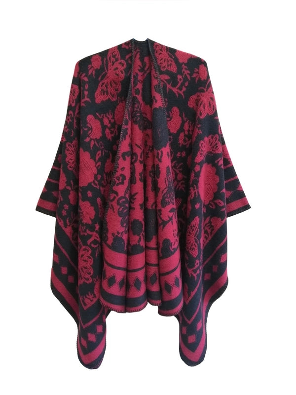 Women's Streetwear Geometric Acrylic Shawl