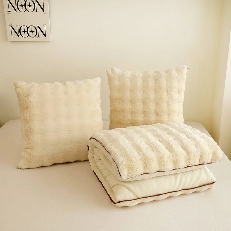 Classic Style Solid Color Pillow Quilt Couch & Sofa Decor