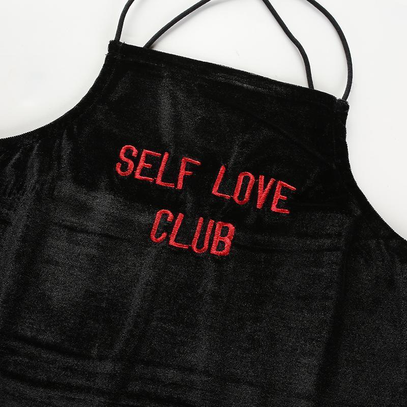 Self Love Club Velvet Top