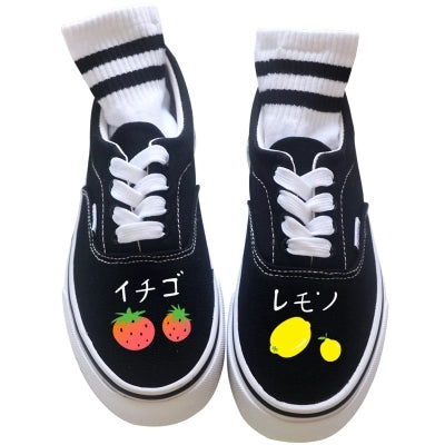 Fruit canvas shoes KF25070