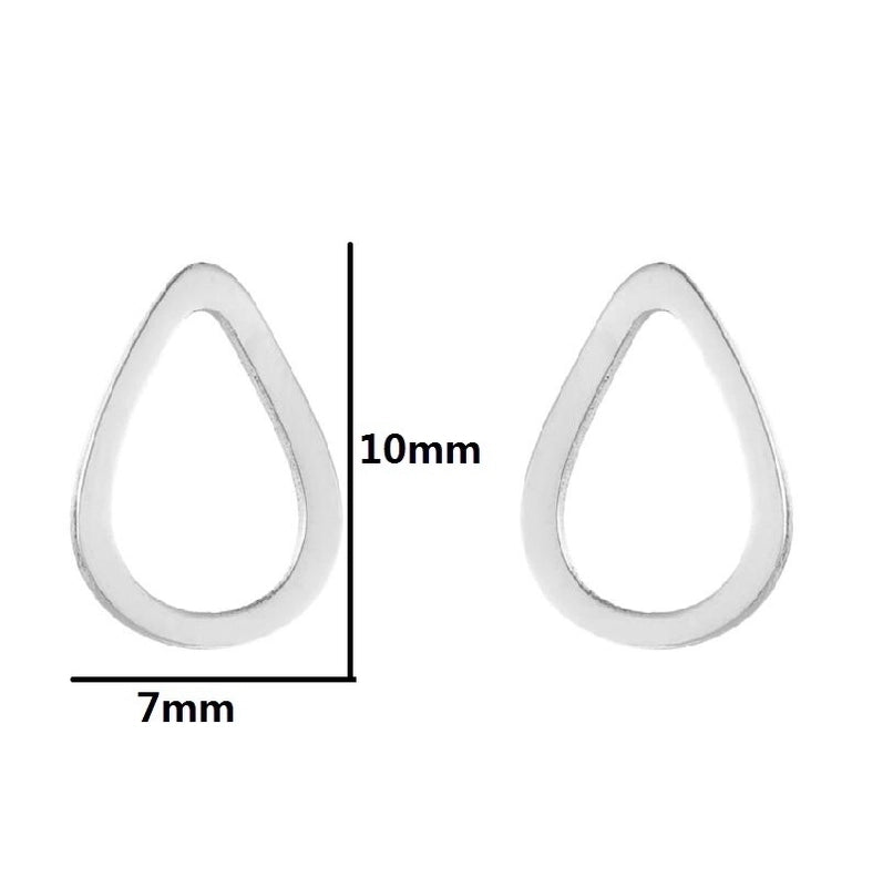 1 Pair Minimalist Sun Plating 304 Stainless Steel 18K Gold Plated Ear Studs