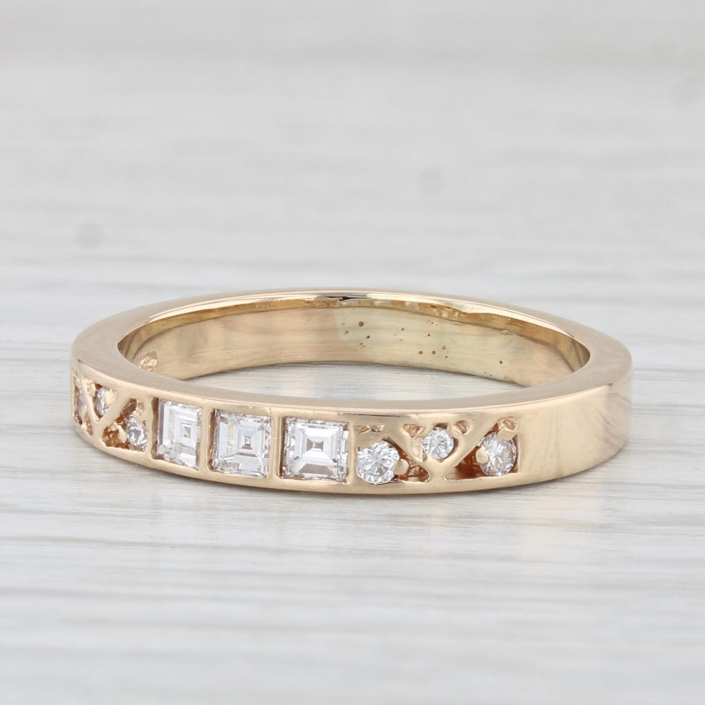 0.50ctw Diamond Wedding Band 14k Yellow Gold Size 9.25-9.5 Ring
