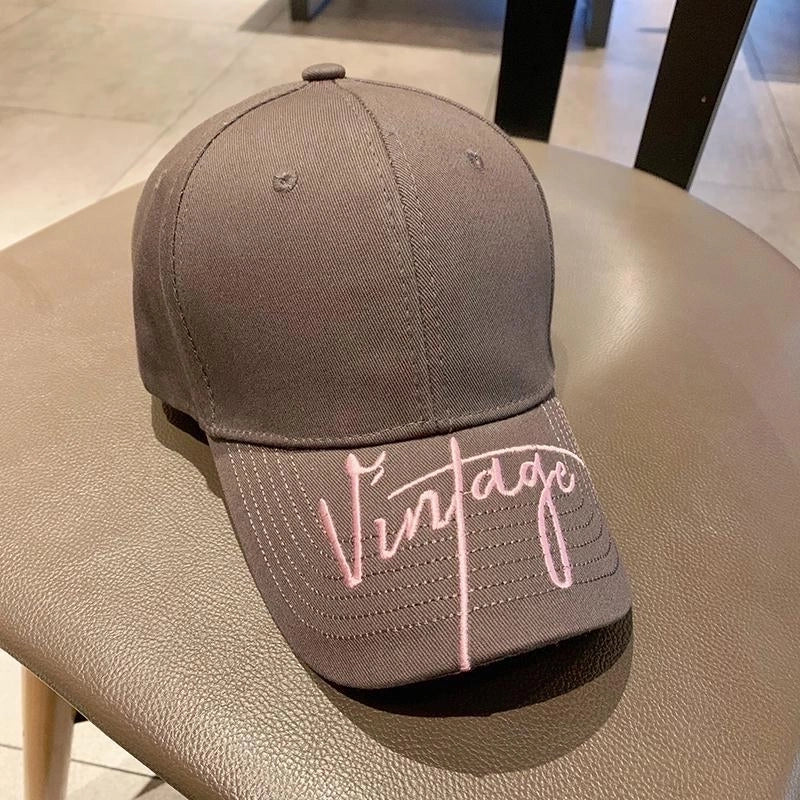 Unisex Sports Letter Curved Eaves Baseball Cap