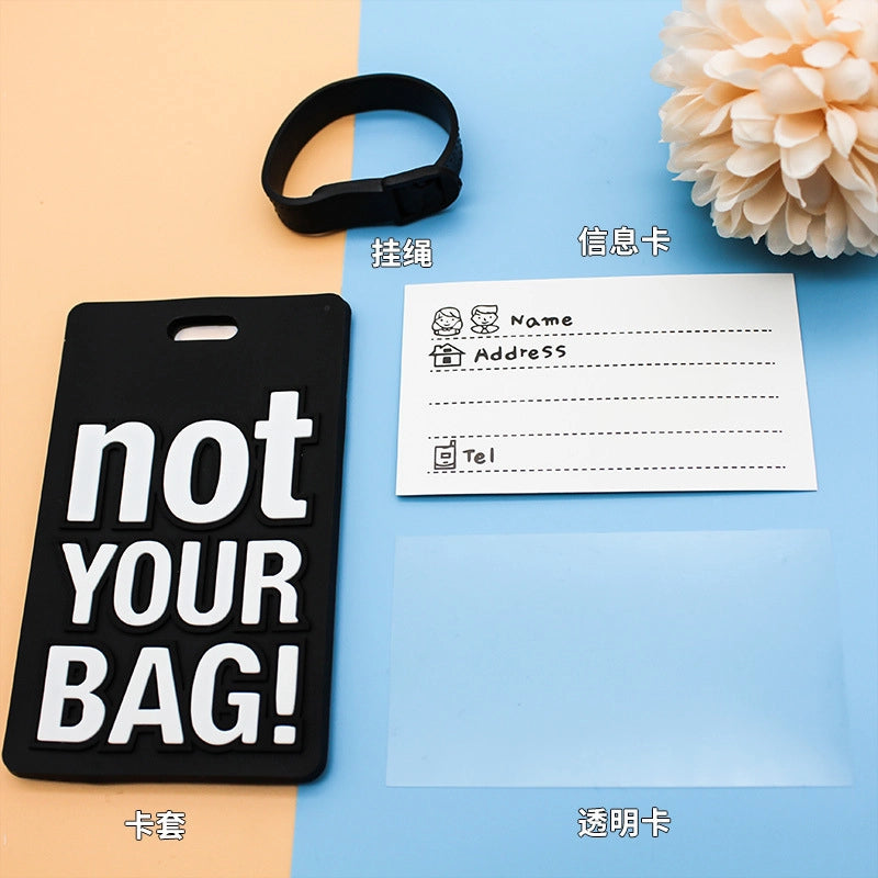 PVC Letter Luggage Tag