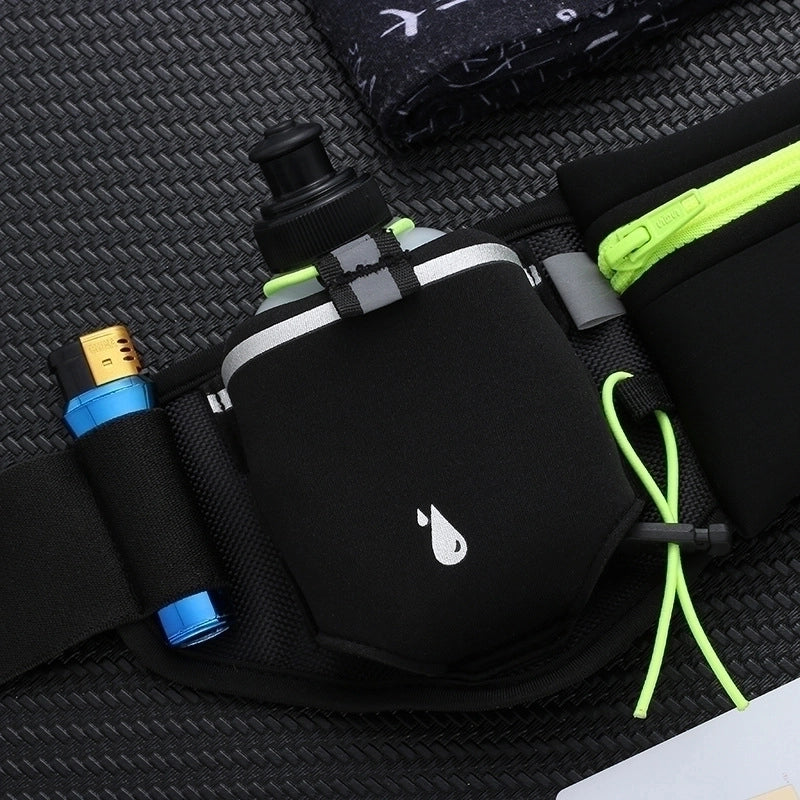 Unisex Sports Solid Color Lycra Waist Bags