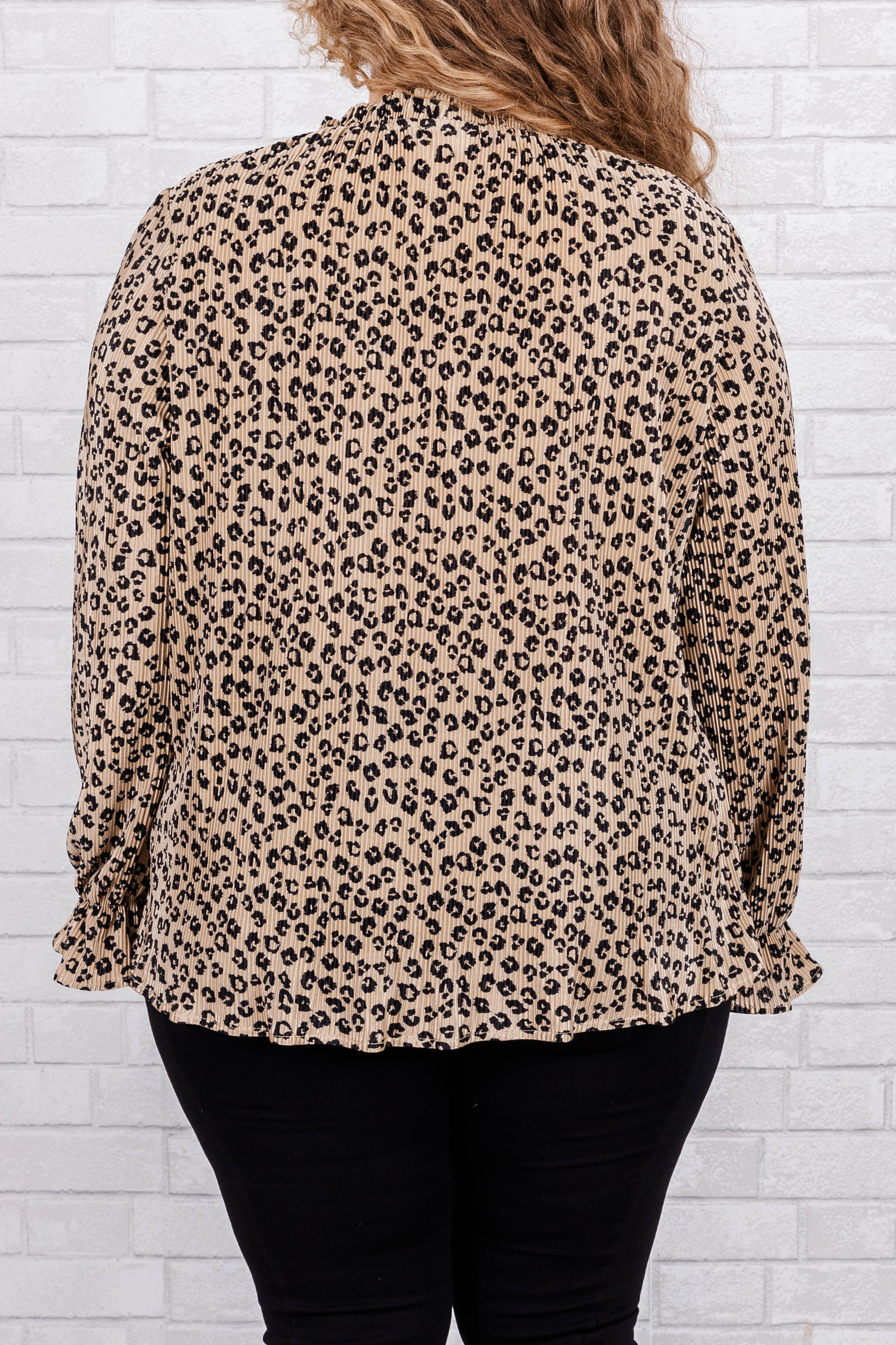 Leave Luck Behind Top. Taupe