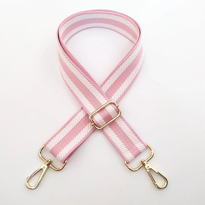 Polyester Color Block Bag Strap