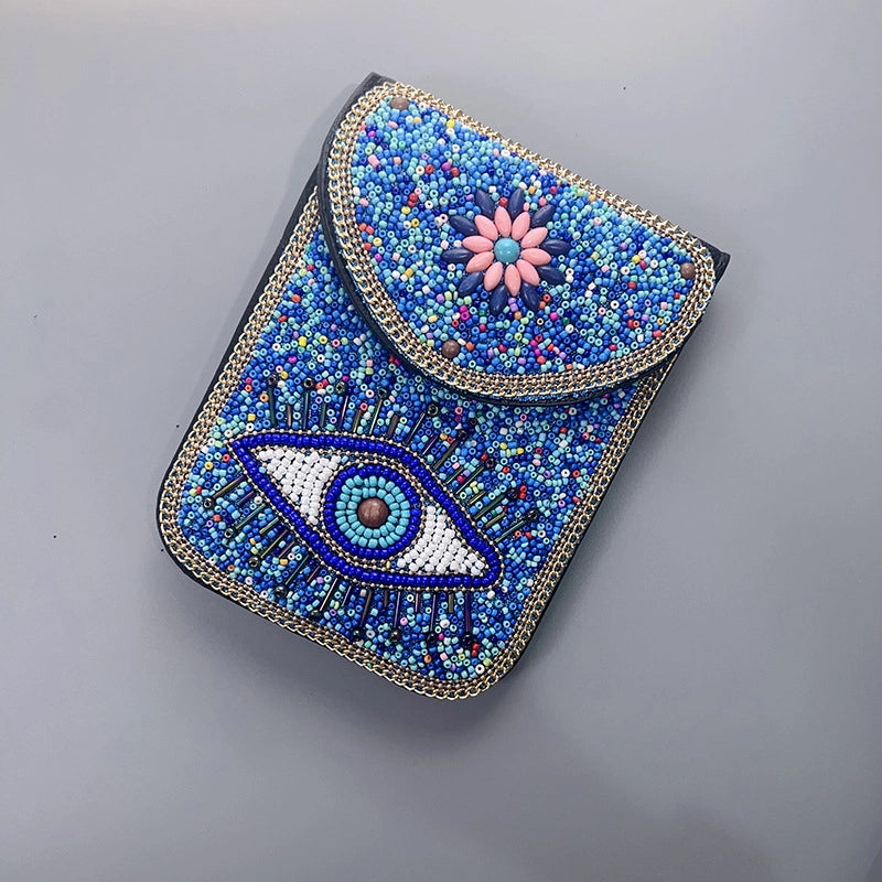 Women's Pu Leather Flower Vintage Style Classic Style Square Magnetic Buckle Phone Wallets