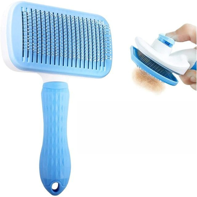 Stainless Steel Pet Dogs & Cats Hair Grooming Brush