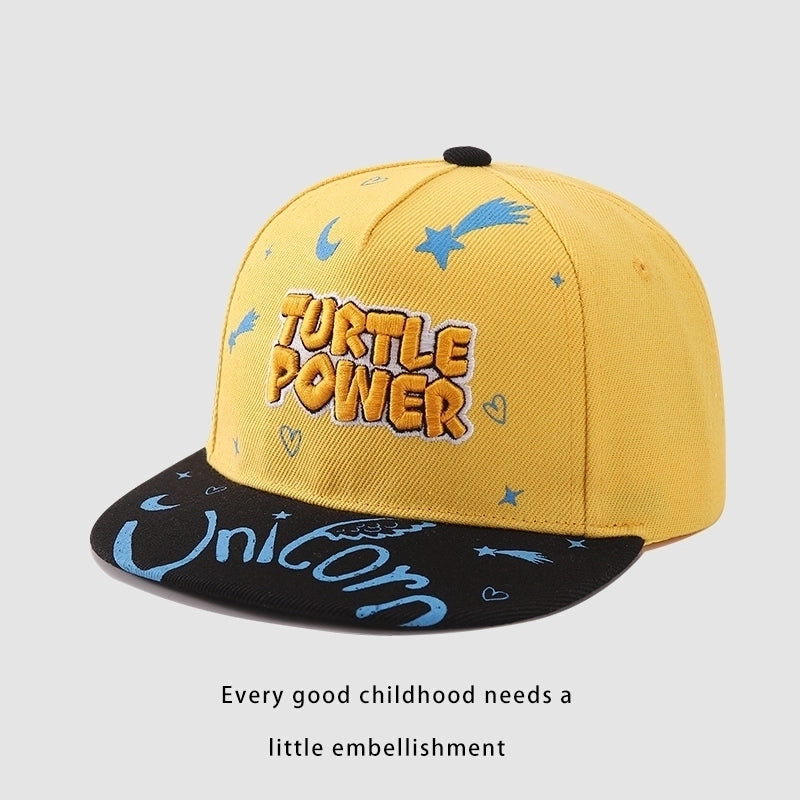 Children Unisex Hip-Hop Sports Letter Ivy Cap Baseball Cap