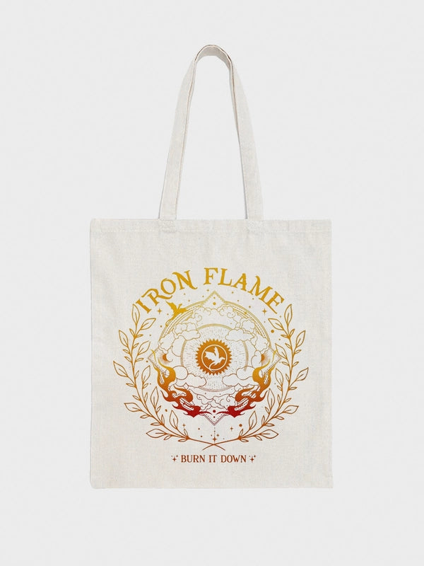 Hot Sale Fourth Wing Science Fiction Bag Bat Boy Mixed Blood Camp Novel SJM Novel Crescent City Canvas Bag