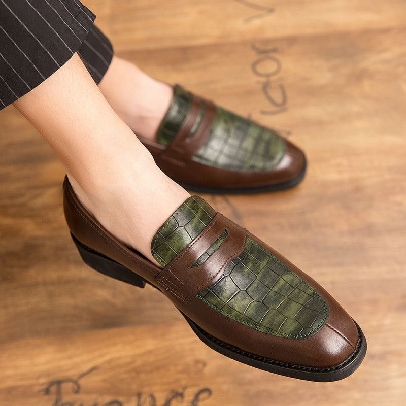 Men's Leather Fashionable Trendy Casual Shoes