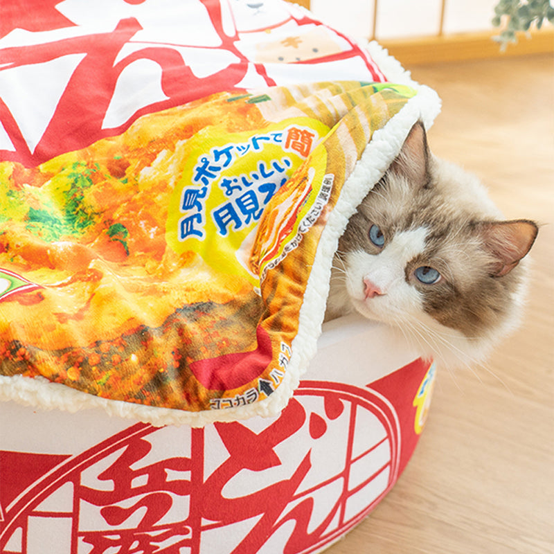 Cup Noodles Cat Bed