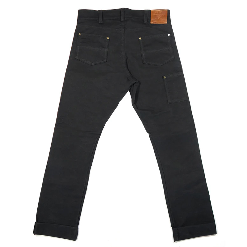 Vintage Black Slim Fit Work Pants