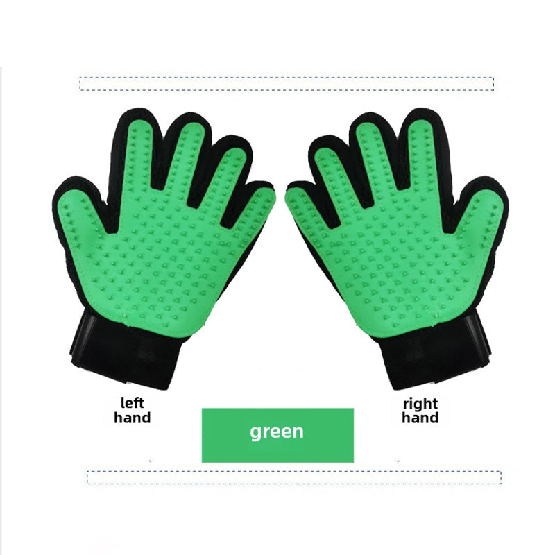 Xinle 180 Needle Pet Gloves Bathing Massage Cleaning Cats And Dogs Supplies Hair Removal Brush Cats And Gloves