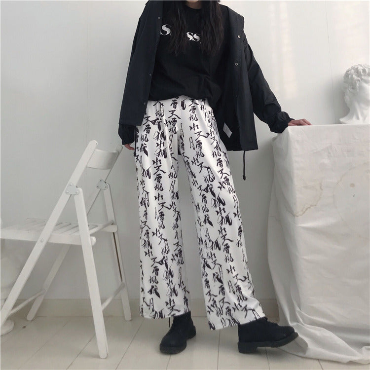 Harajuku printed pants KF90195