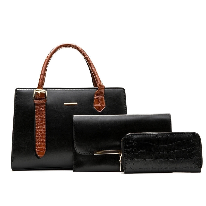 Medium Pu Leather Fashion Bag Sets