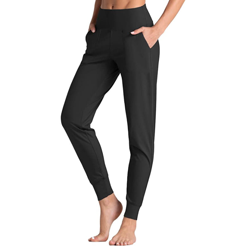 Joggers For Women High Waist Active Sweatpants Lightweight Tapered Lounge Yoga Athletic Pants With Pockets