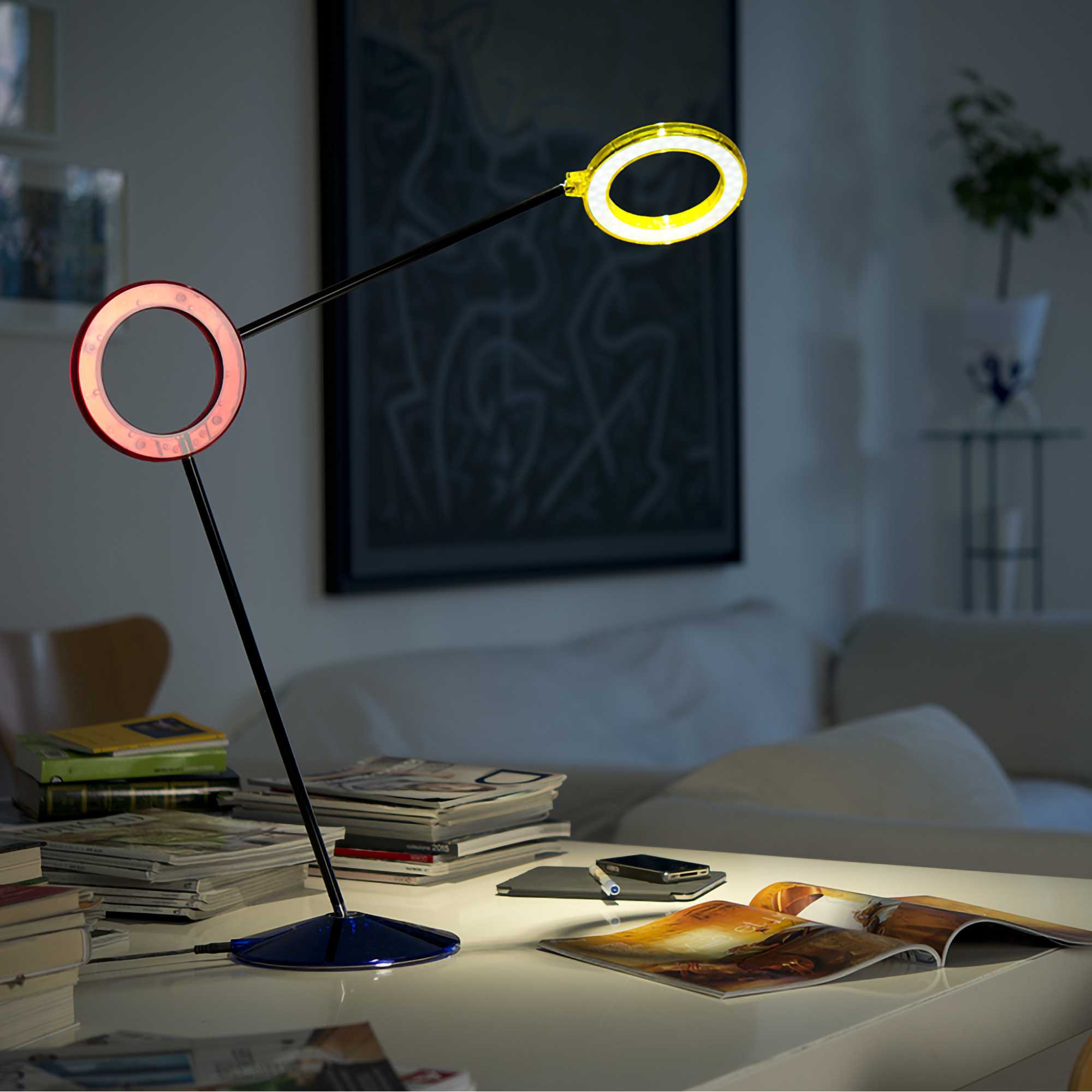 refurbished | Ramun Amuleto table lamp. transparent trinity