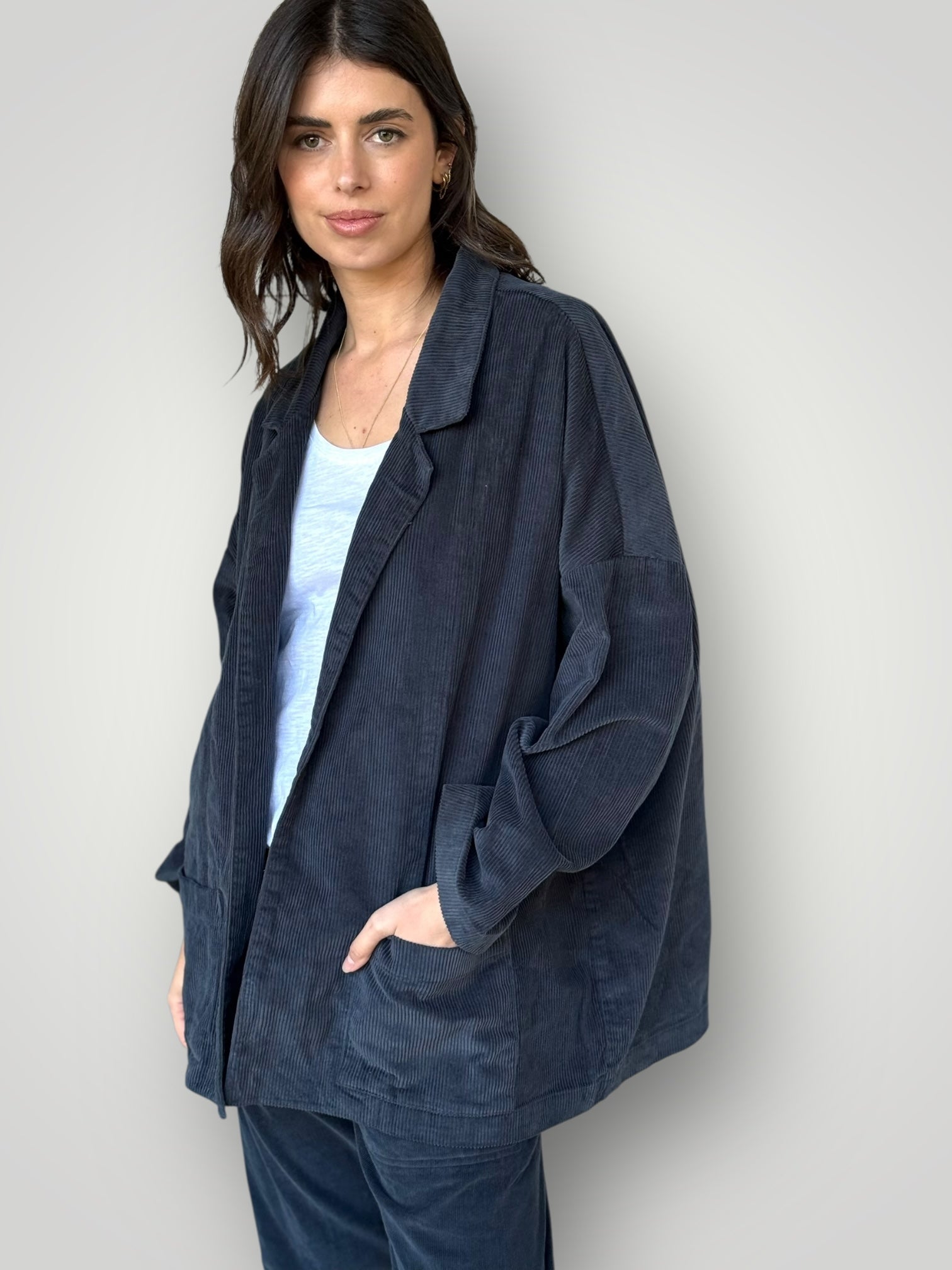 albert blazer - charcoal cord