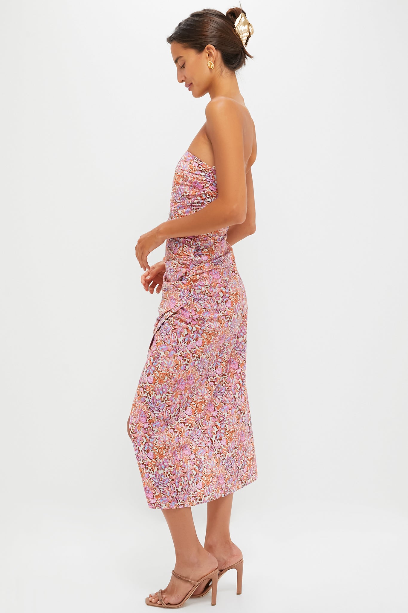 Multi Cleopatre Midi Dress
