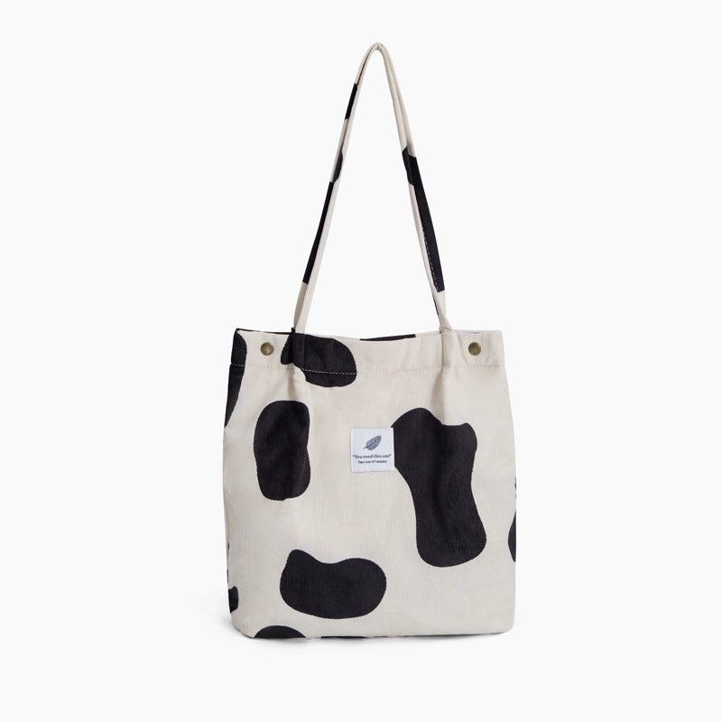 Corduroy Temperament High Capacity Bag