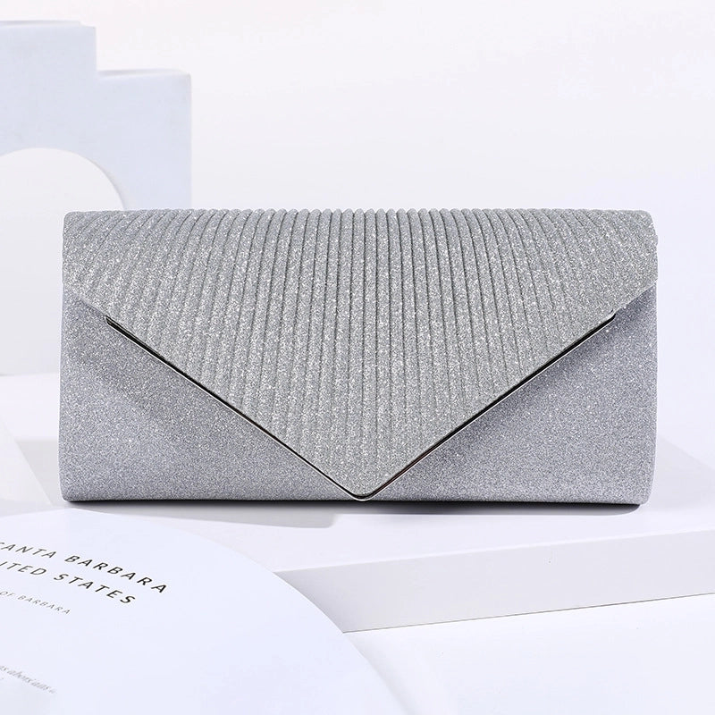 Polyester Solid Color Square Evening Bags