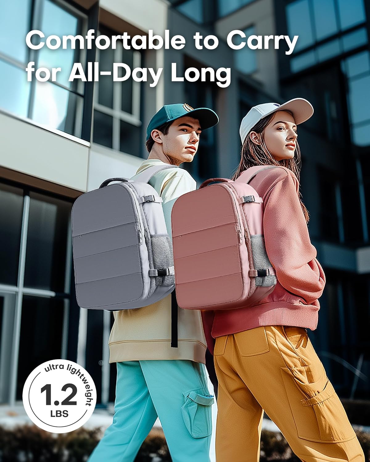 HOTOR Travel Backpack - Flight Approved Travel Bag for Men and Women, Carry on Luggage for 15.6