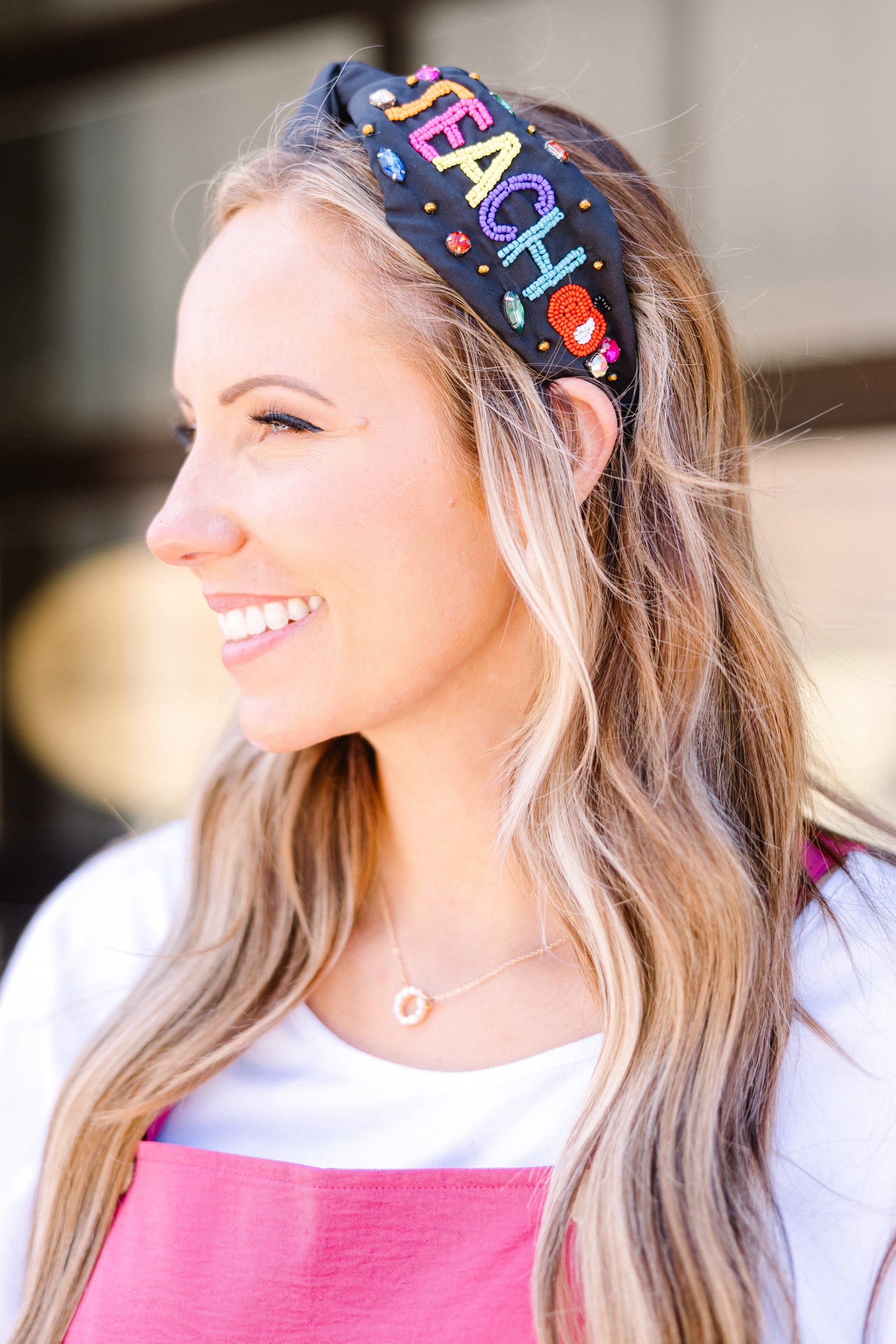 Teach More Headband. Black