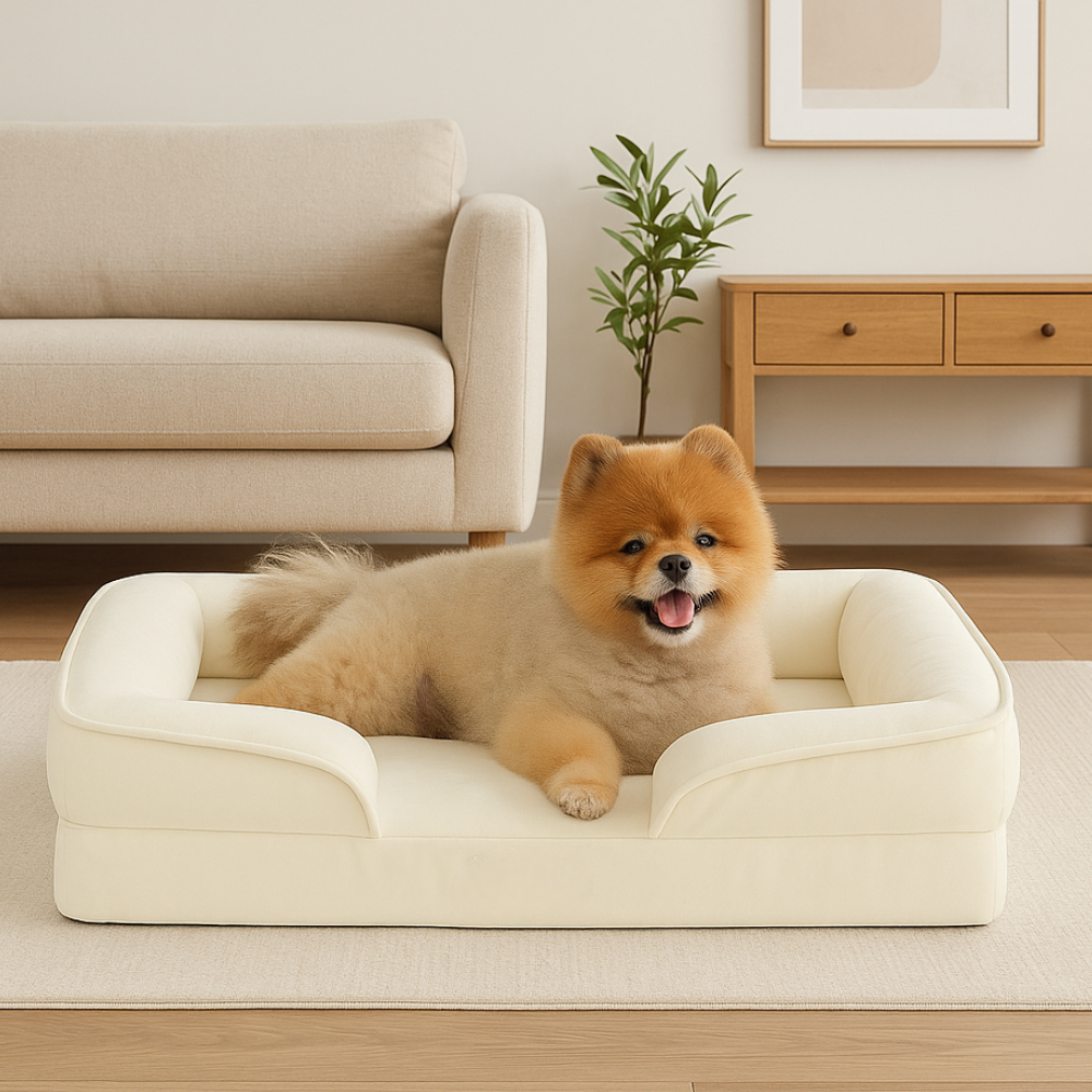 Waterproof Dog Sofa Bed With Removable Washable Cover