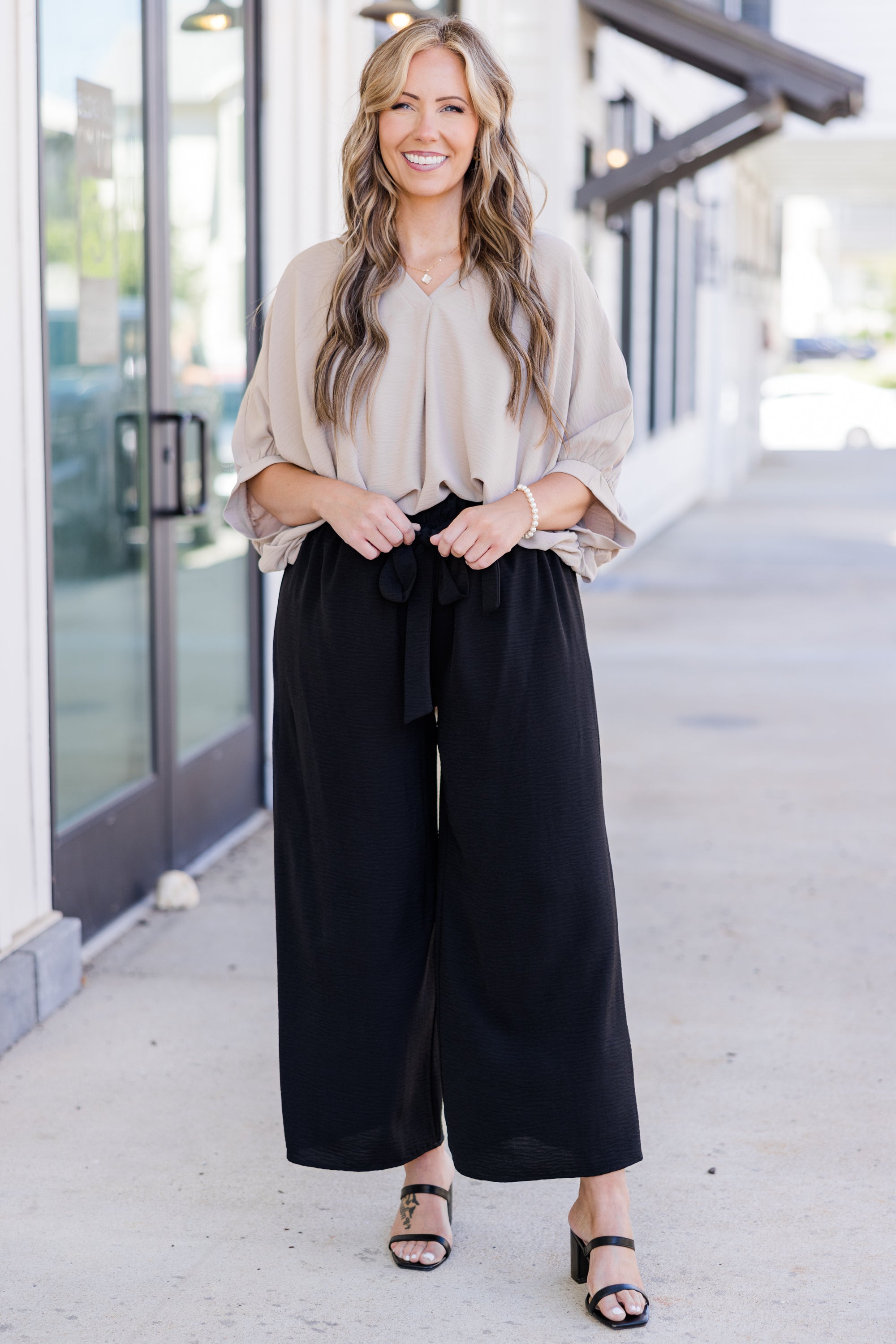 Meet Me After Midnight Top. Ash Mocha