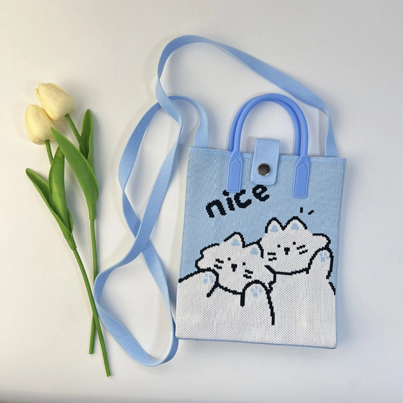 Women's Polyester Color Block Vintage Style Classic Style Square Magnetic Buckle Shoulder Bag