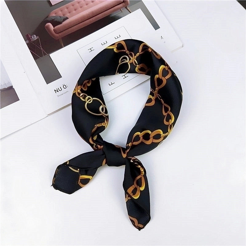 New Spring And Autumn Summer Small Silk Scarf Small Square Towel Women's Professional Variety Decorative Printed Scarf Scarf