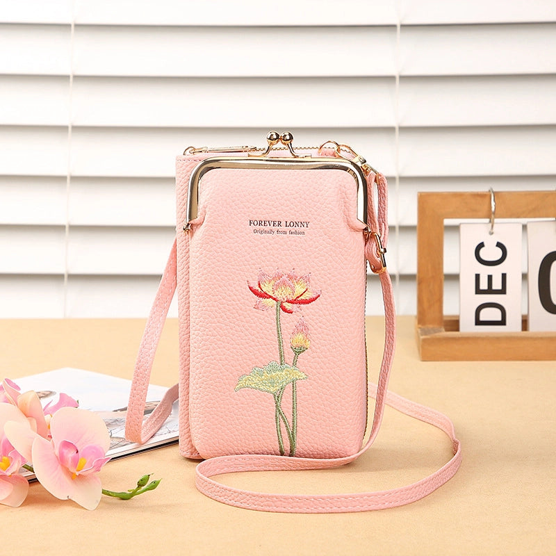 Women's All Seasons Pu Leather Vintage Style Phone Wallets