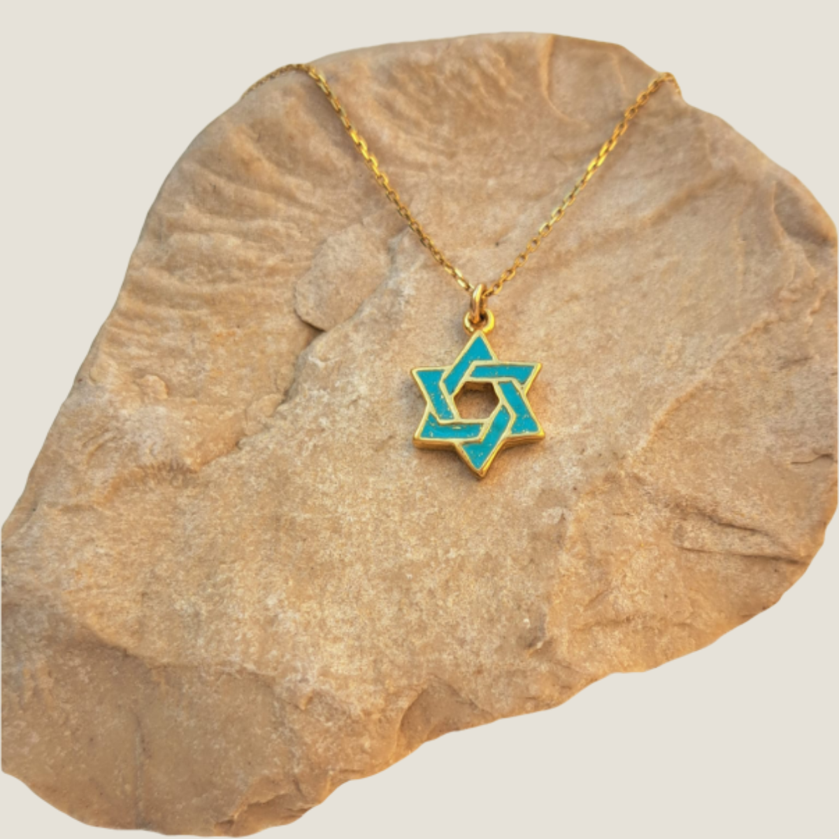 Magen David Necklace | 18K Gold Plate